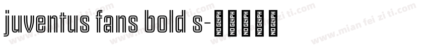juventus fans bold s字体转换